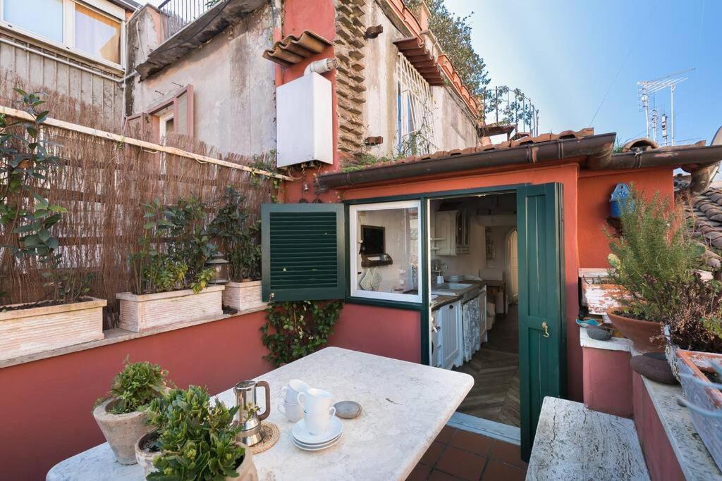 רומא Scala Lovely Terrace Apartment מראה חיצוני תמונה