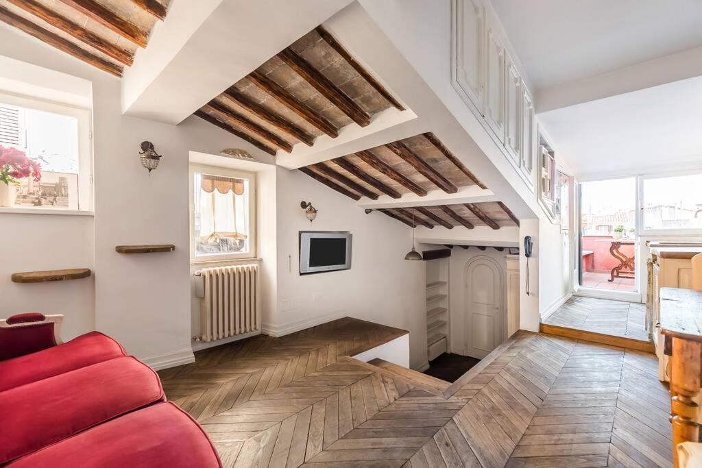רומא Scala Lovely Terrace Apartment מראה חיצוני תמונה